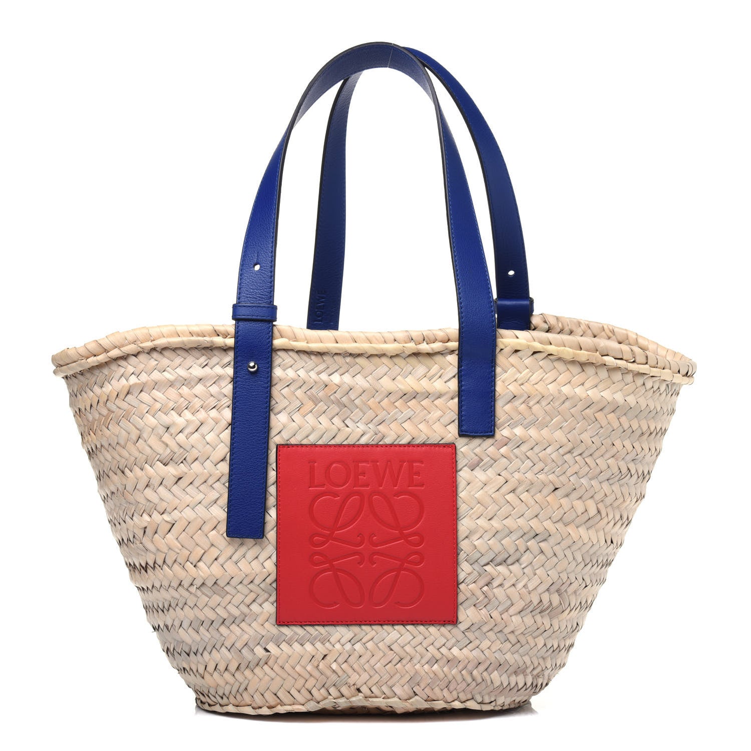 Loewe Raffia Basket Tote Bag Cream Multi 1 of 11