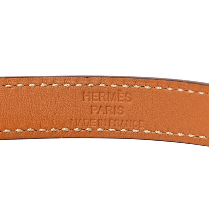 Hermes Epsom Kelly Double Tour Bracelet S Orange 4 of 6