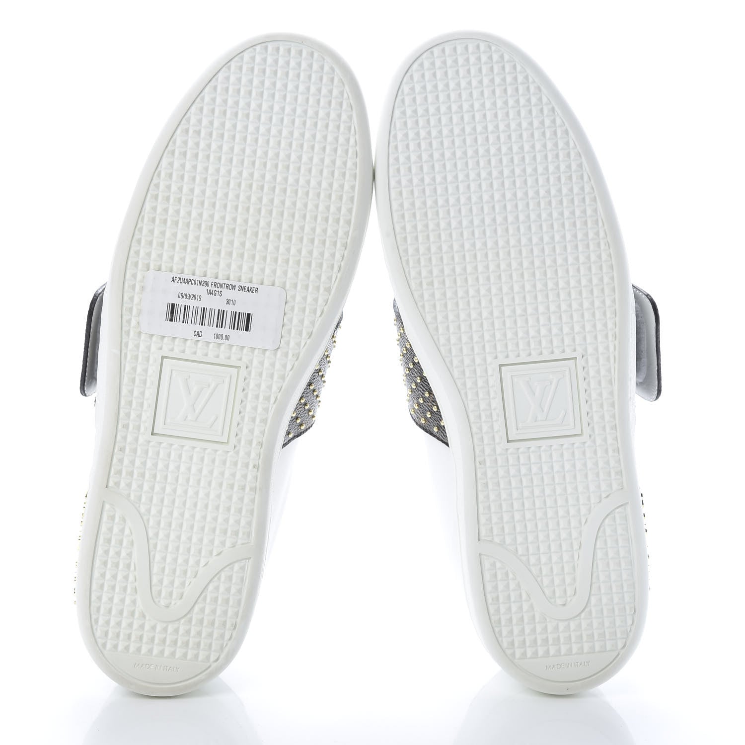 Louis Vuitton Calfskin Monogram Frontrow Sneaker 39 5 of 9