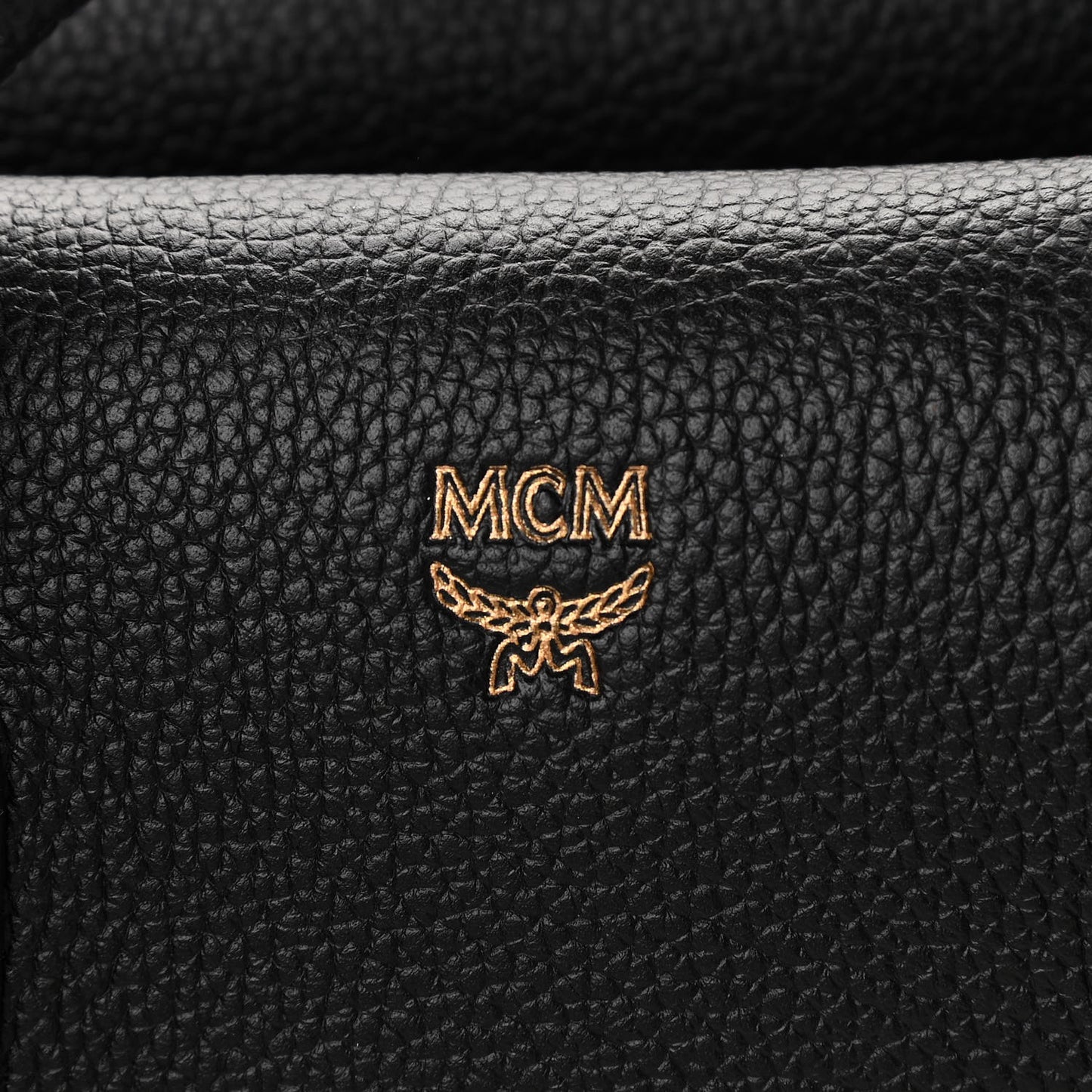 Grained Calfskin Medium Milla Tote Black