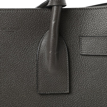 Saint Laurent Grained Calfskin Small Sac De Jour Coal 13 of 13