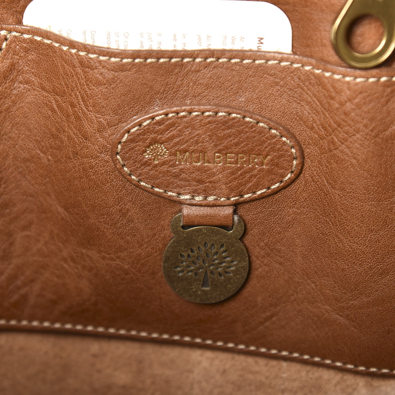 Mulberry Natural Leather Bayswater Oak 6 of 10