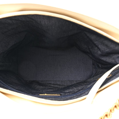 Chanel Crumpled Calfskin En Vogue Rope Hobo Bag White 5 of 15