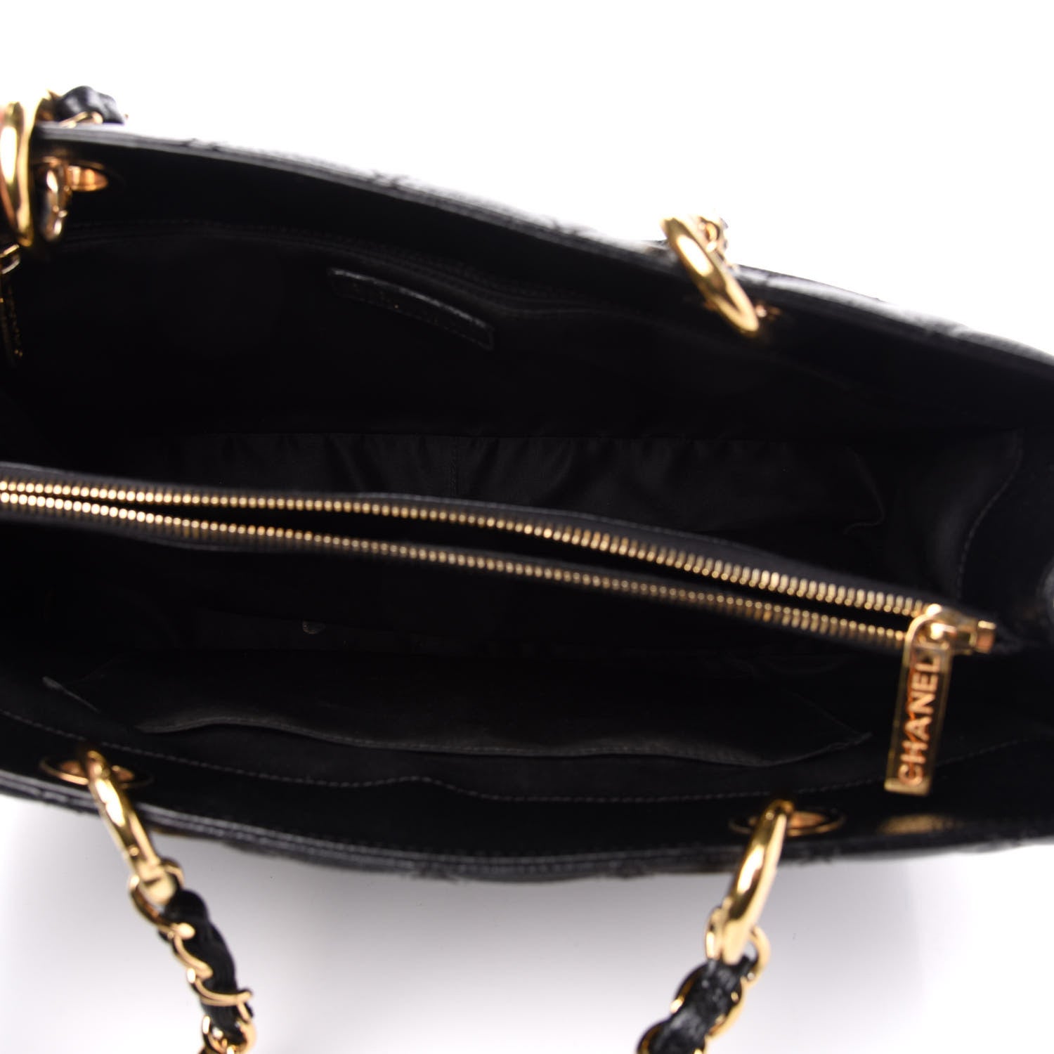 Chanel Caviar Quilted Grand Shopping Tote GST Black 5 of 11