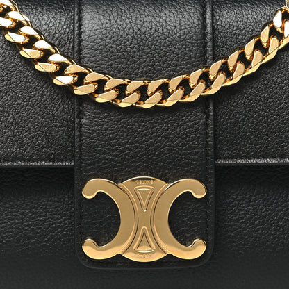 Celine Supple Calfskin Mini Victoire Bag Black 7 of 10