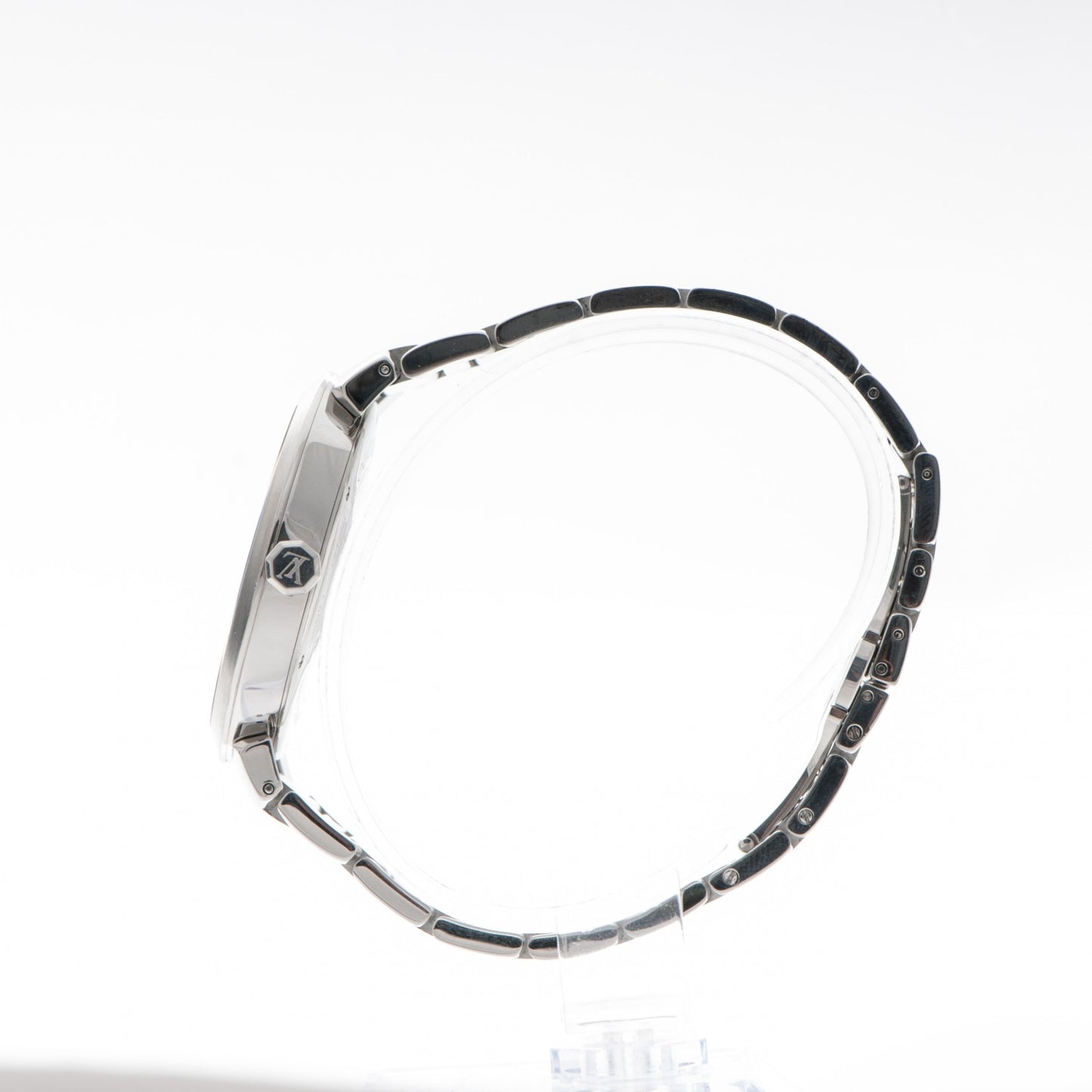 Stainless Steel 39mm Tambour Quartz Watch