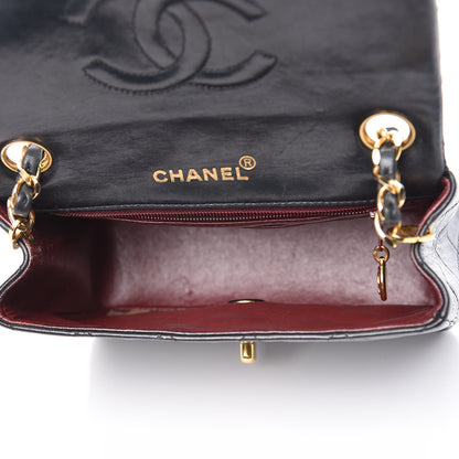 Chanel Lambskin Quilted Mini Square Flap Black 5 of 13