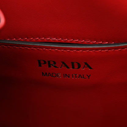 Prada Saffiano Cuir Bucket Bag Fuoco 6 of 11