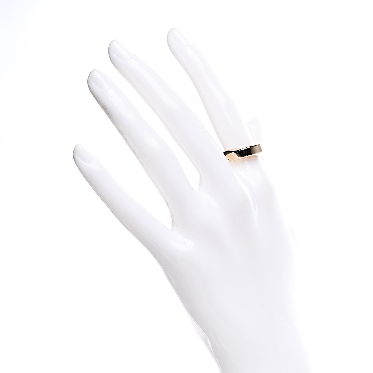 18K Yellow Gold Twist Band Ring 51 5.75