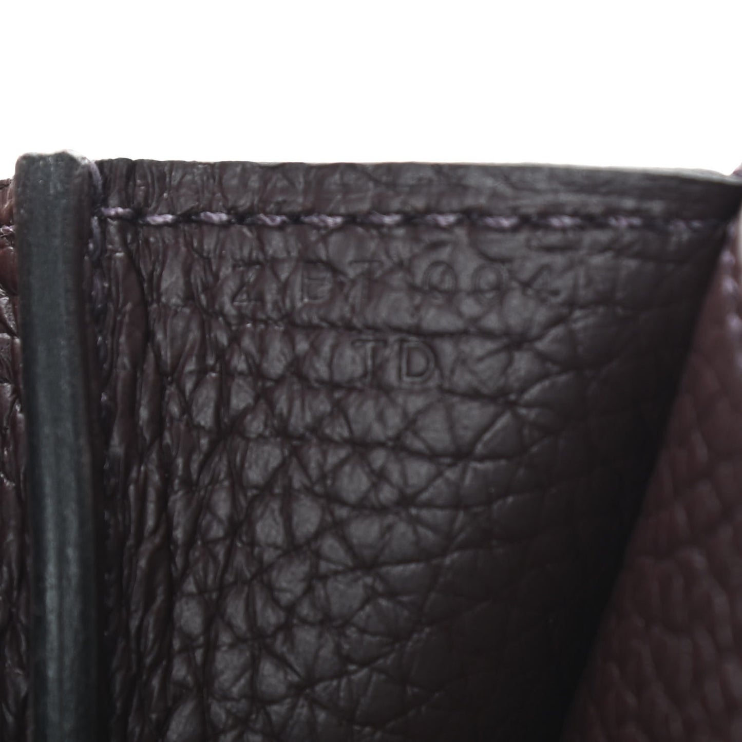 Taurillon Clemence Verso Halzan 25 Rouge Sellier Bleu Saphir