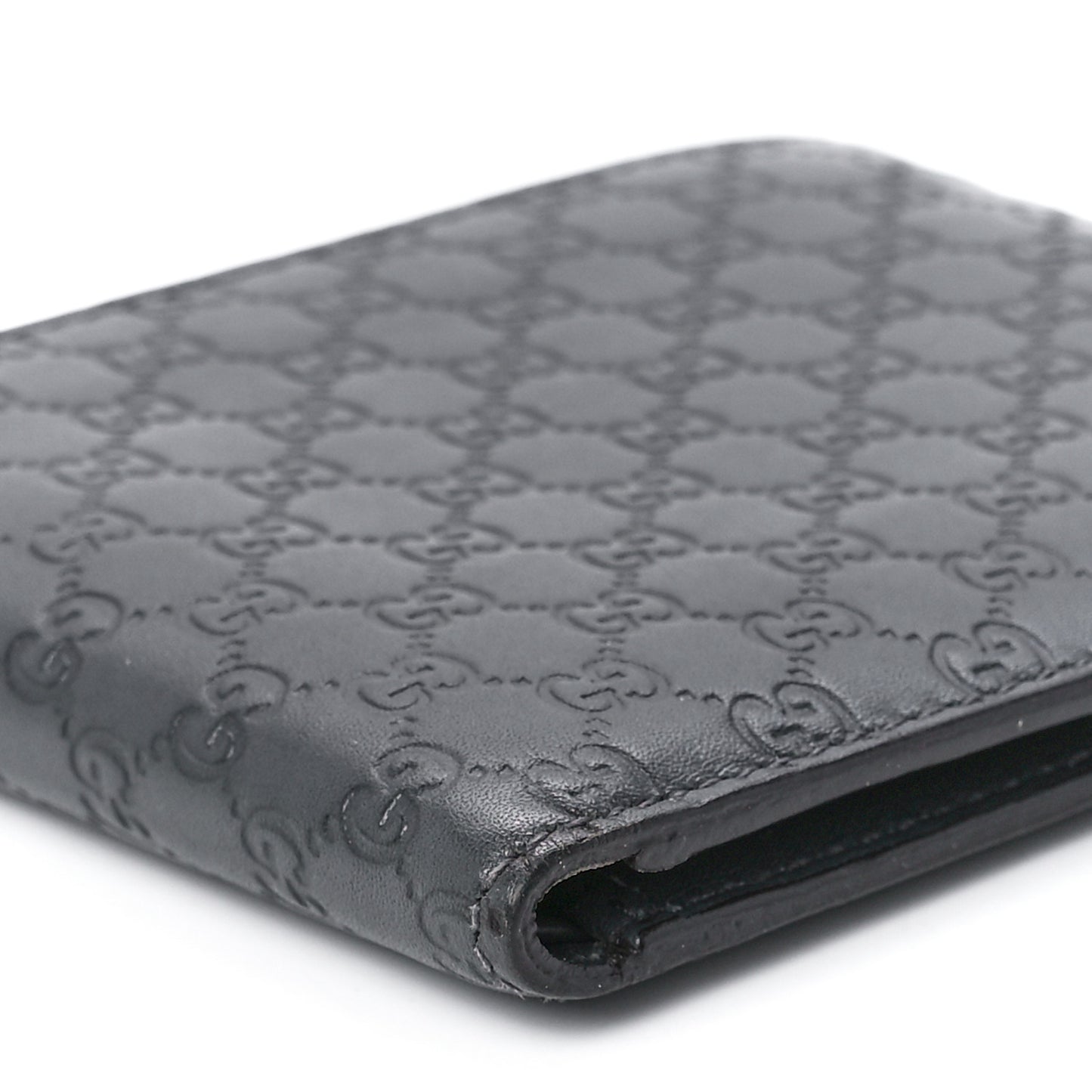 Guccissima Avel Bi-Fold Wallet Gray