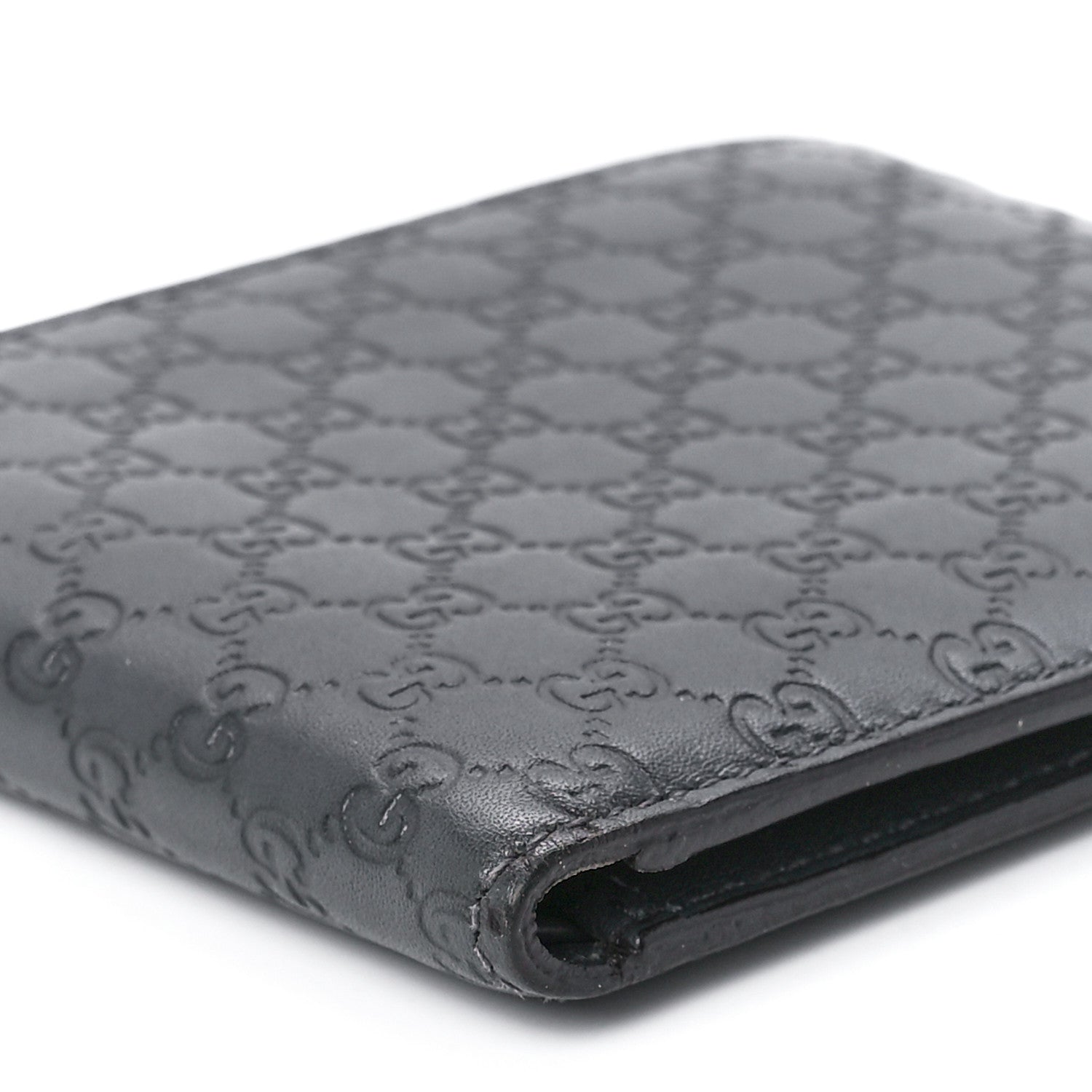 Gucci Guccissima Avel Bi-Fold Wallet Gray 12 of 14