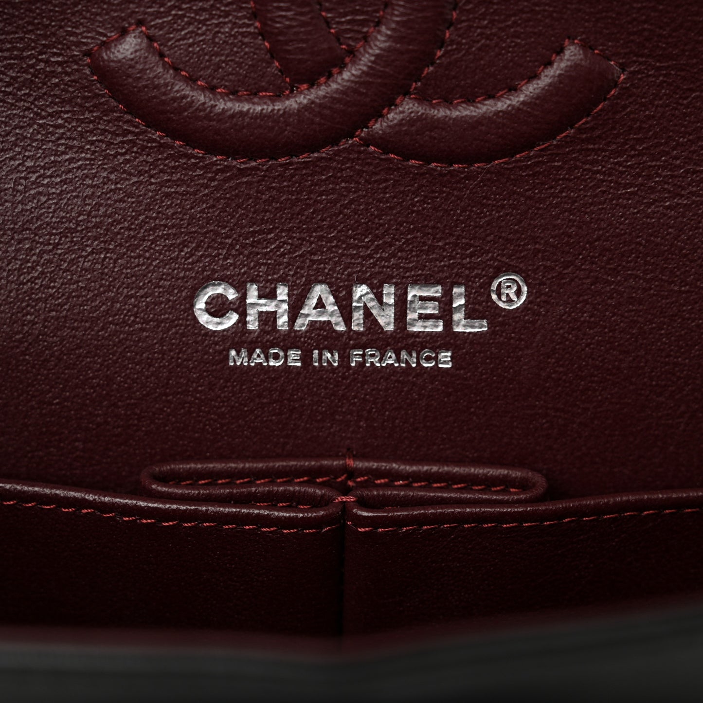 Lambskin Quilted Small Double Flap Black