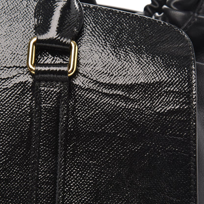 Burberry Patent Calfskin Medium Dinton Tote Black 10 of 10
