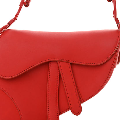 Christian Dior Ultra Matte Calfskin Mini Saddle Bag Red 8 of 10