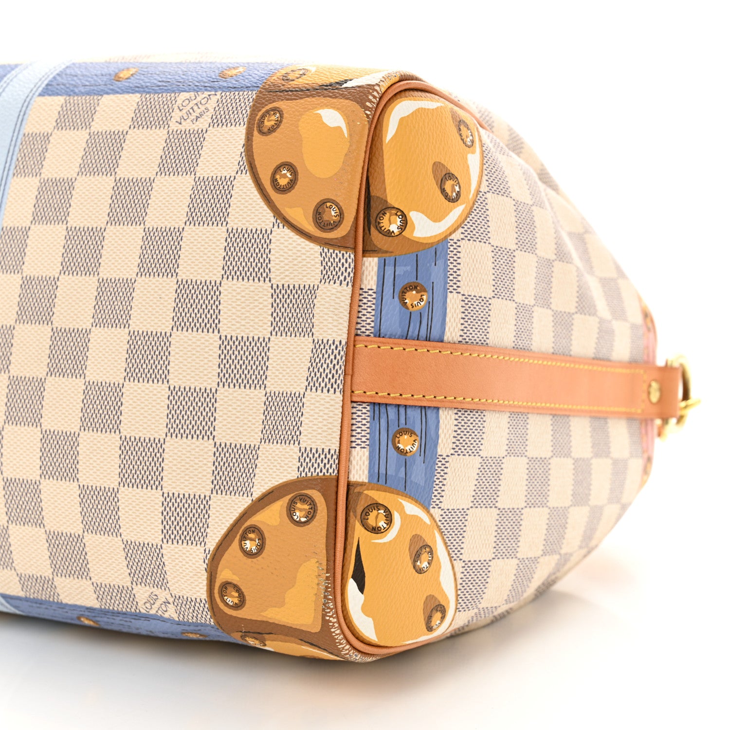 Louis Vuitton Damier Azur Summer Trunks Speedy Bandouliere 30 10 of 11