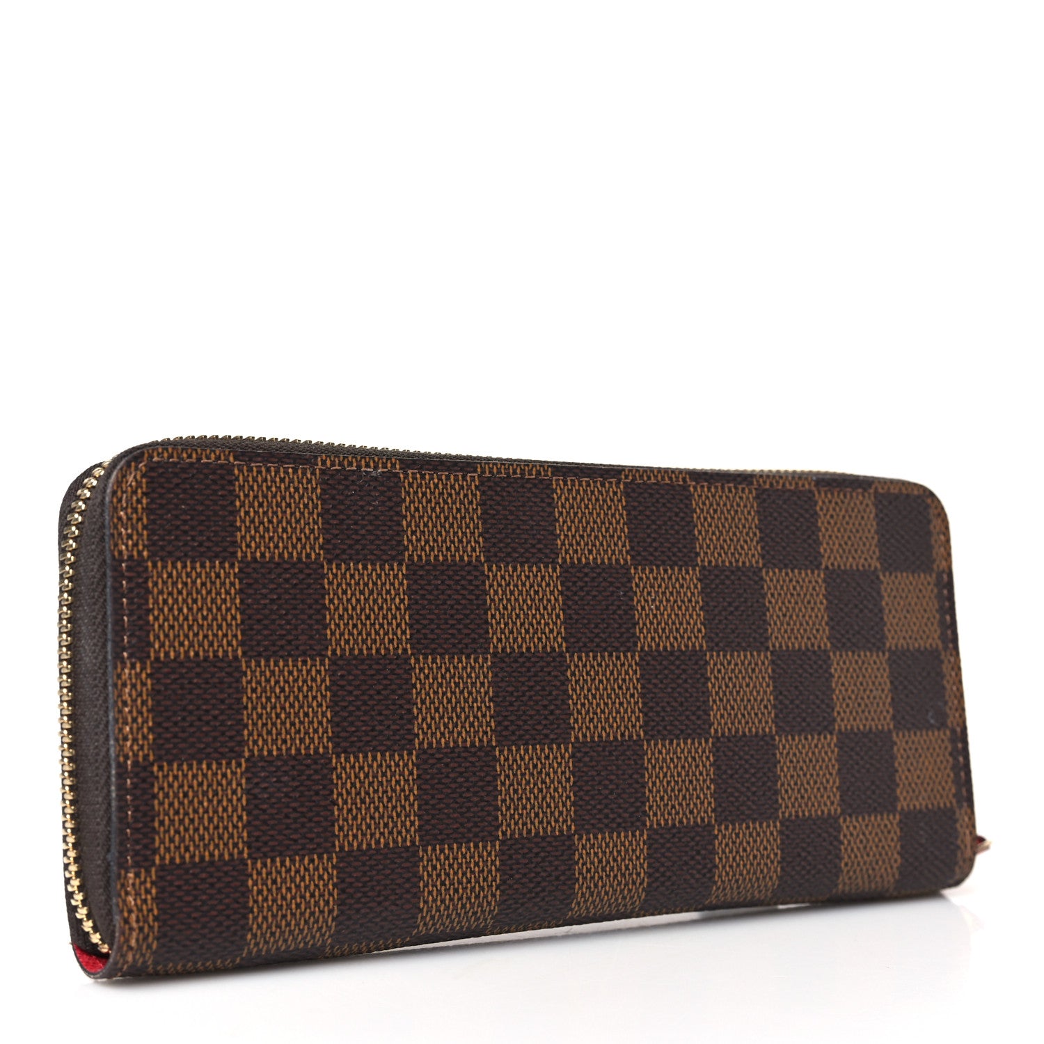 Louis Vuitton Damier Ebene Clemence Wallet Cherry 3 of 6