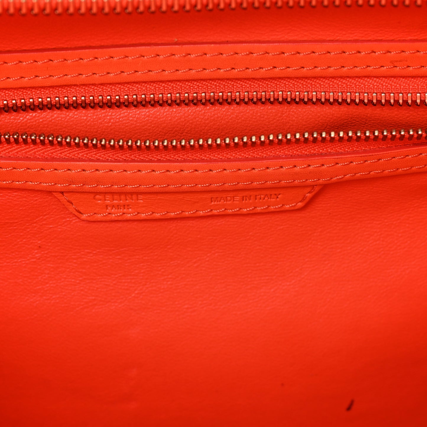 Smooth Calfskin Mini Luggage Bright Orange Bright Orange