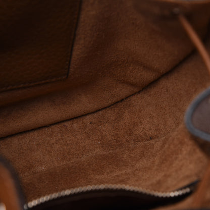 Valentino Garavani Grained Calfskin Rockstud Bucket Bag Bright Cognac 7 of 15