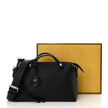 Fendi Cuoio Romano Selleria Medium By The Way Boston Bag Black 12 of 12