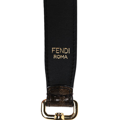 Fendi Glazed Fabric FF Strap You Tobacco 4 of 7