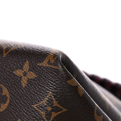 Louis Vuitton Monogram Beaubourg Hobo Mini Bordeaux Red Peach Safran Blue Jean Blue 9 of 15