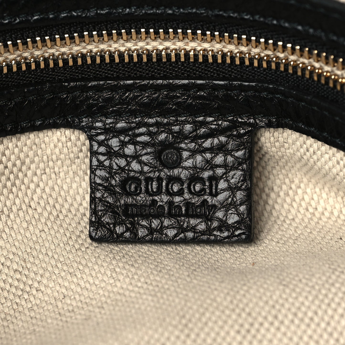 Pebbled Calfskin Large Soho Chain Shoulder Bag Black