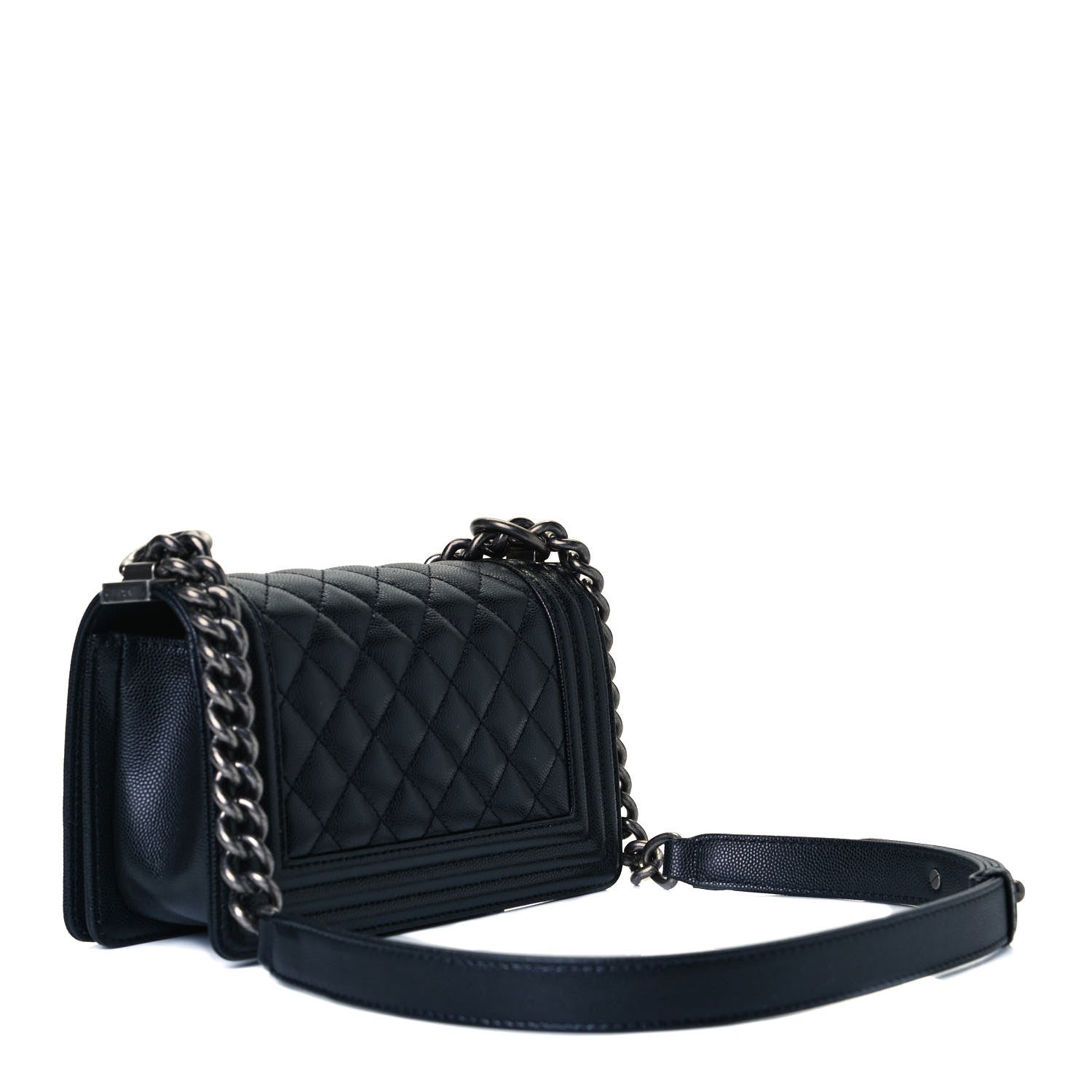 Chanel Caviar Quilted Small Boy Flap Black 3 of 12
