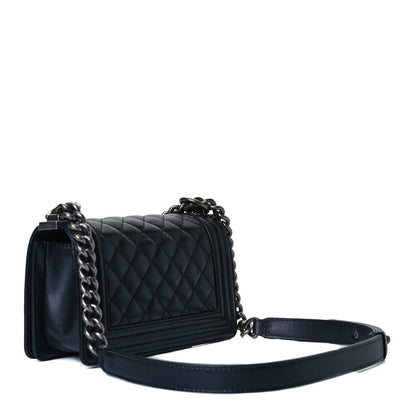 Chanel Caviar Quilted Small Boy Flap Black 3 of 12