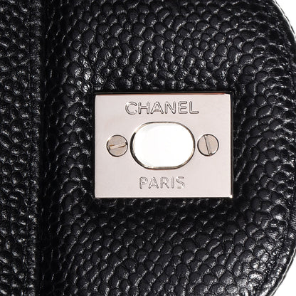 Chanel Caviar Quilted Jumbo Double Flap Black 9 of 10