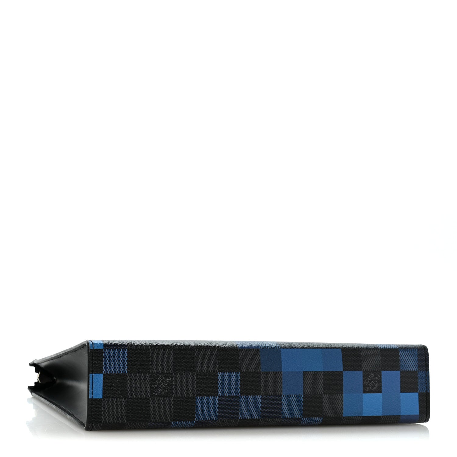 Louis Vuitton Damier Graphite Pixel Pochette Voyage MM Blue 4 of 8