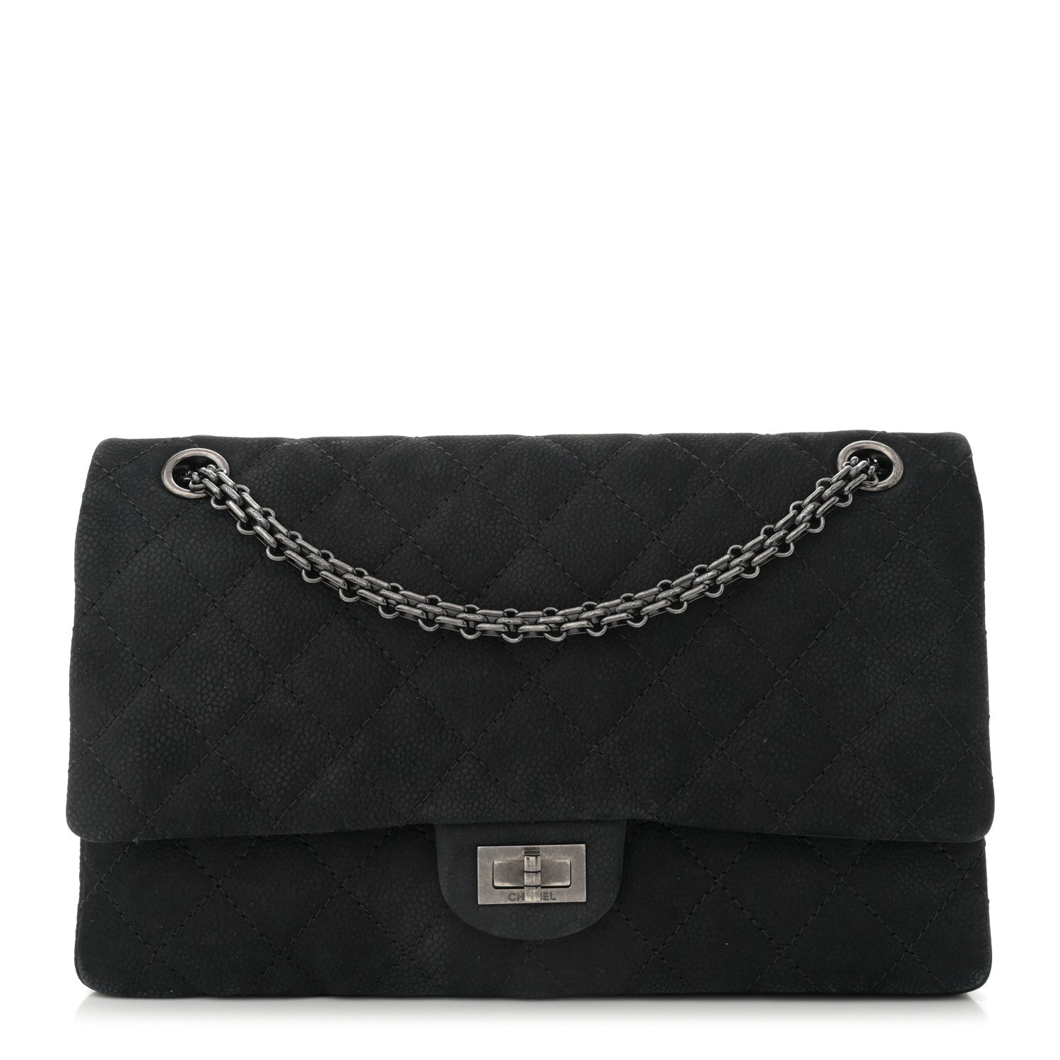 Chanel Iridescent Caviar Quilted 2.55 Reissue 226 Flap Black 1 of 11