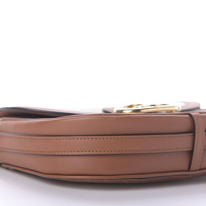 Celine Textile Natural Calfskin Medium Chain Maillon Triomphe Tan White 6 of 8