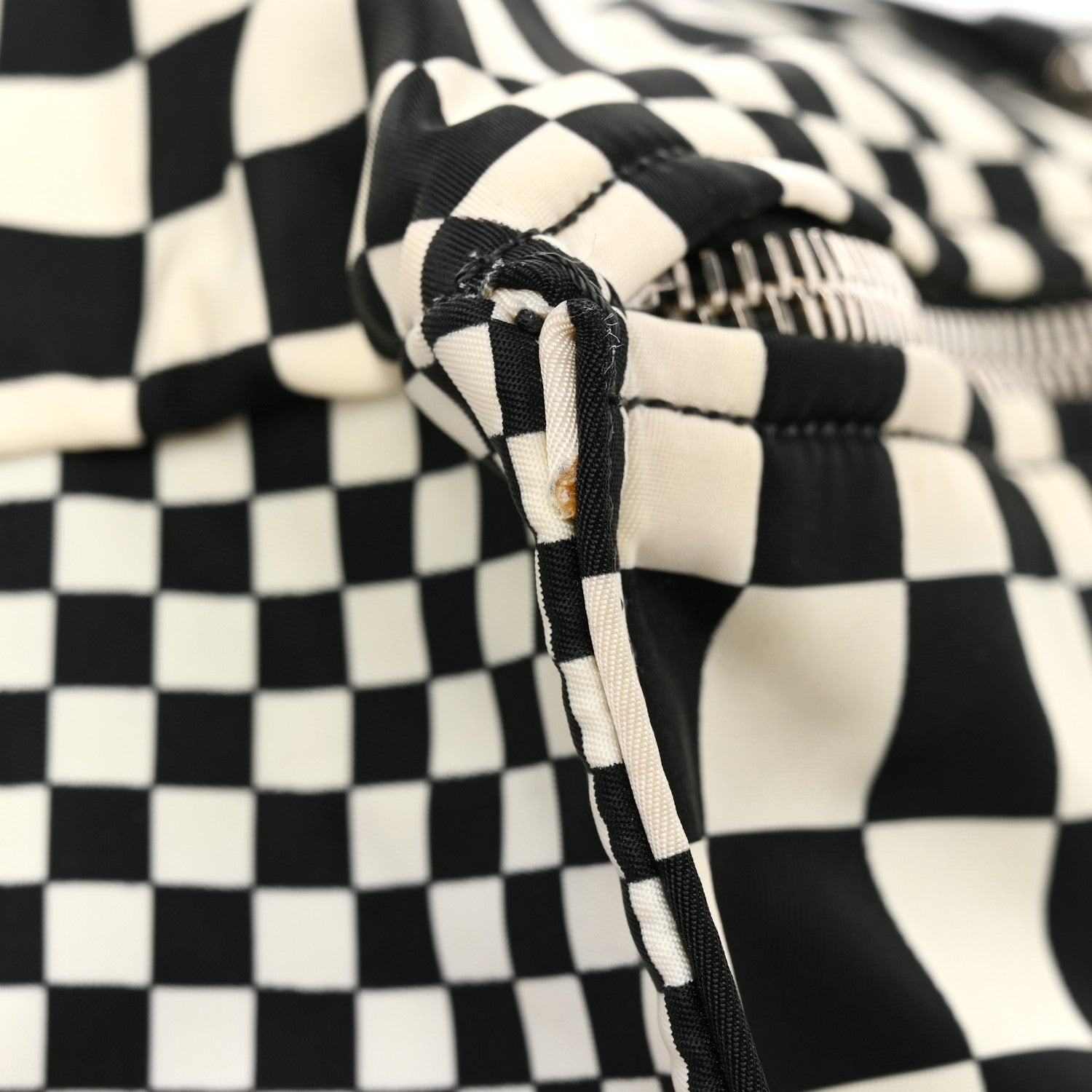 Givenchy Nylon Checker Print Large Pandora Black White 13 of 15