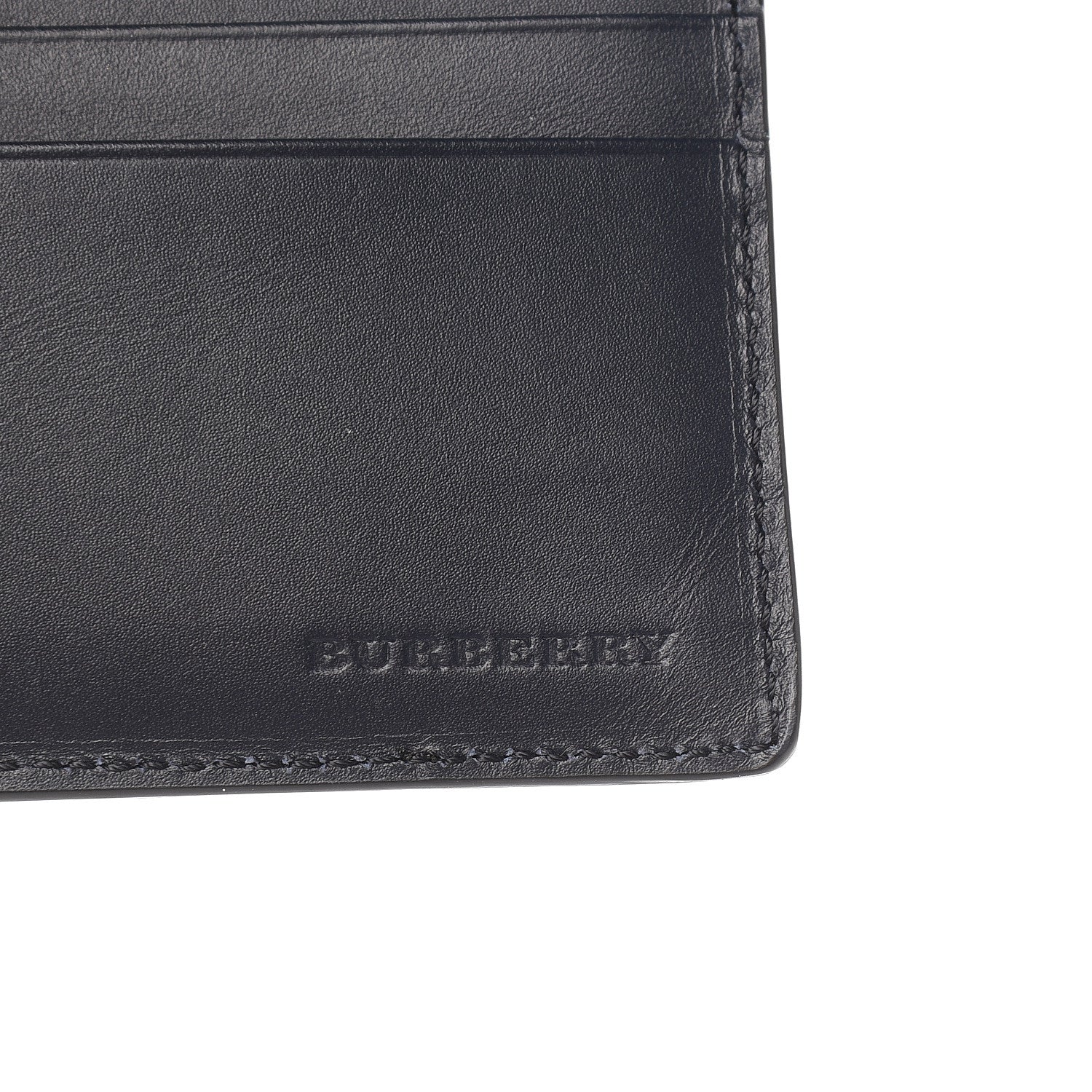 Burberry Calfskin Seaside Print BBi-Fold Wallet Bright Navy 5 of 7