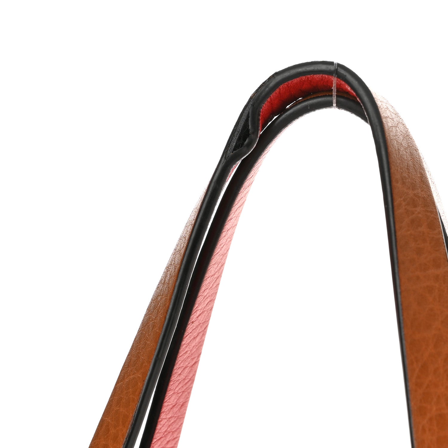 Valentino Garavani Grained Calfskin Medium Rockstud Reversible Tote Tan Red 19 of 19