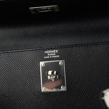 Hermes Epsom Kelly Sellier 32 Black 8 of 11