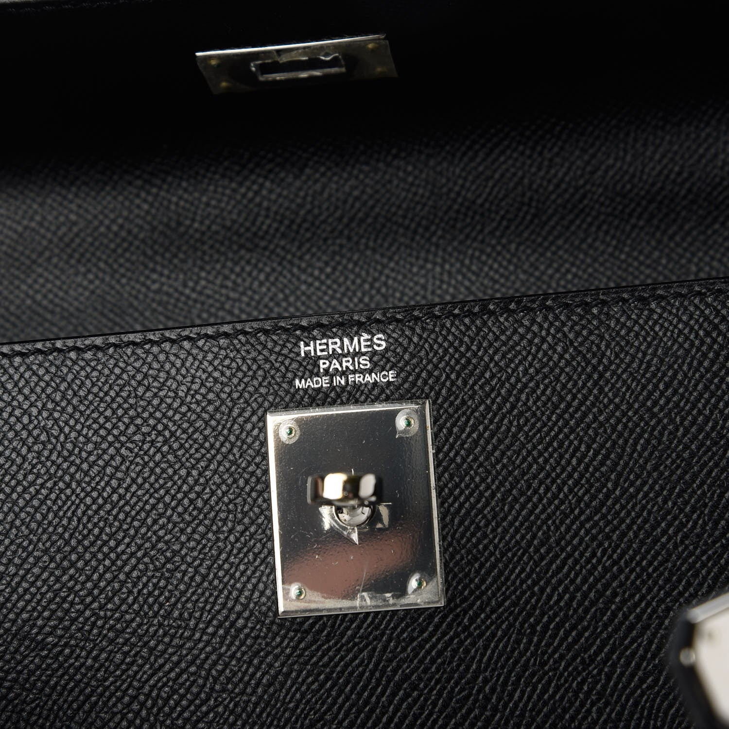 Hermes Epsom Kelly Sellier 32 Black 8 of 11