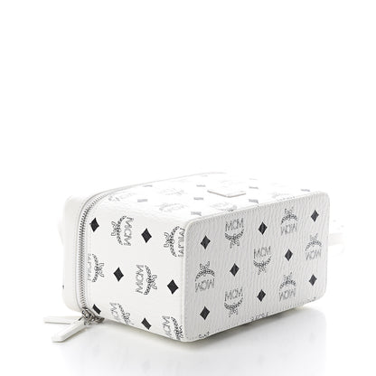 MCM Visetos Vanity Case White 3 of 8