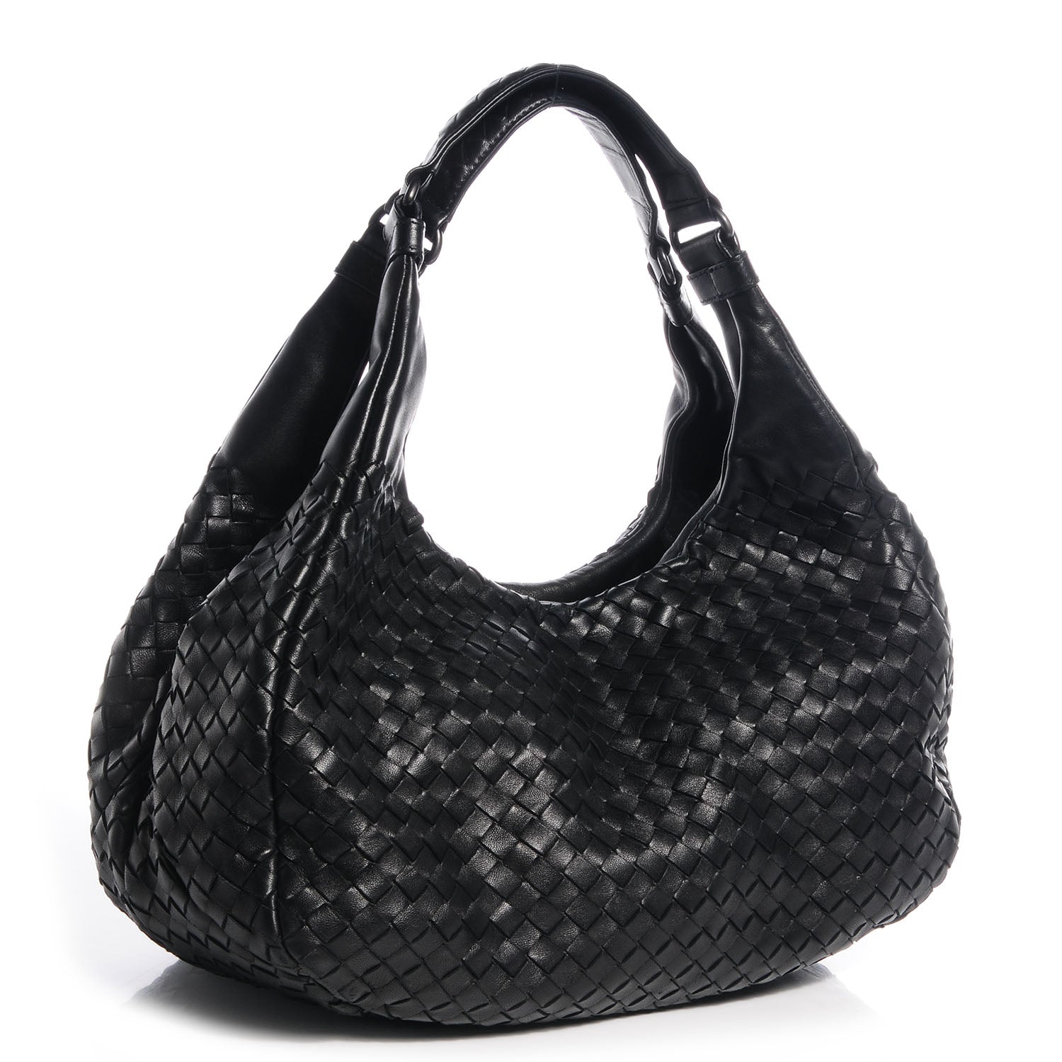 Bottega Veneta Nappa Intrecciato Medium Campana Nero Black 3 of 9