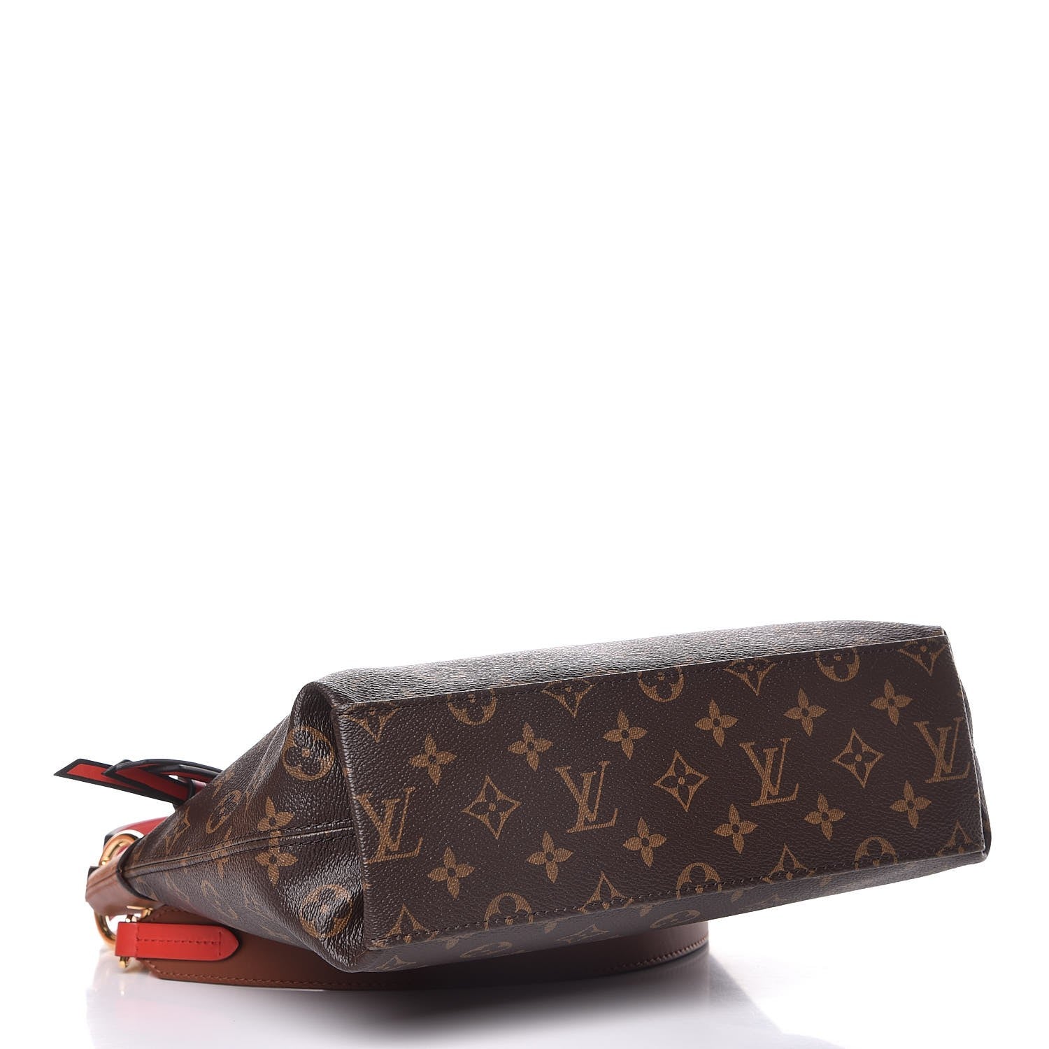 Louis Vuitton Monogram Tuileries Besace Caramel Rouge 4 of 9