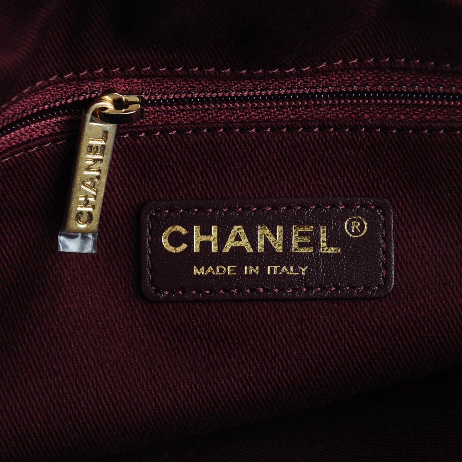 Chanel Calfskin Quilted Large Soft Elegance Tote Burgundy 6 of 7