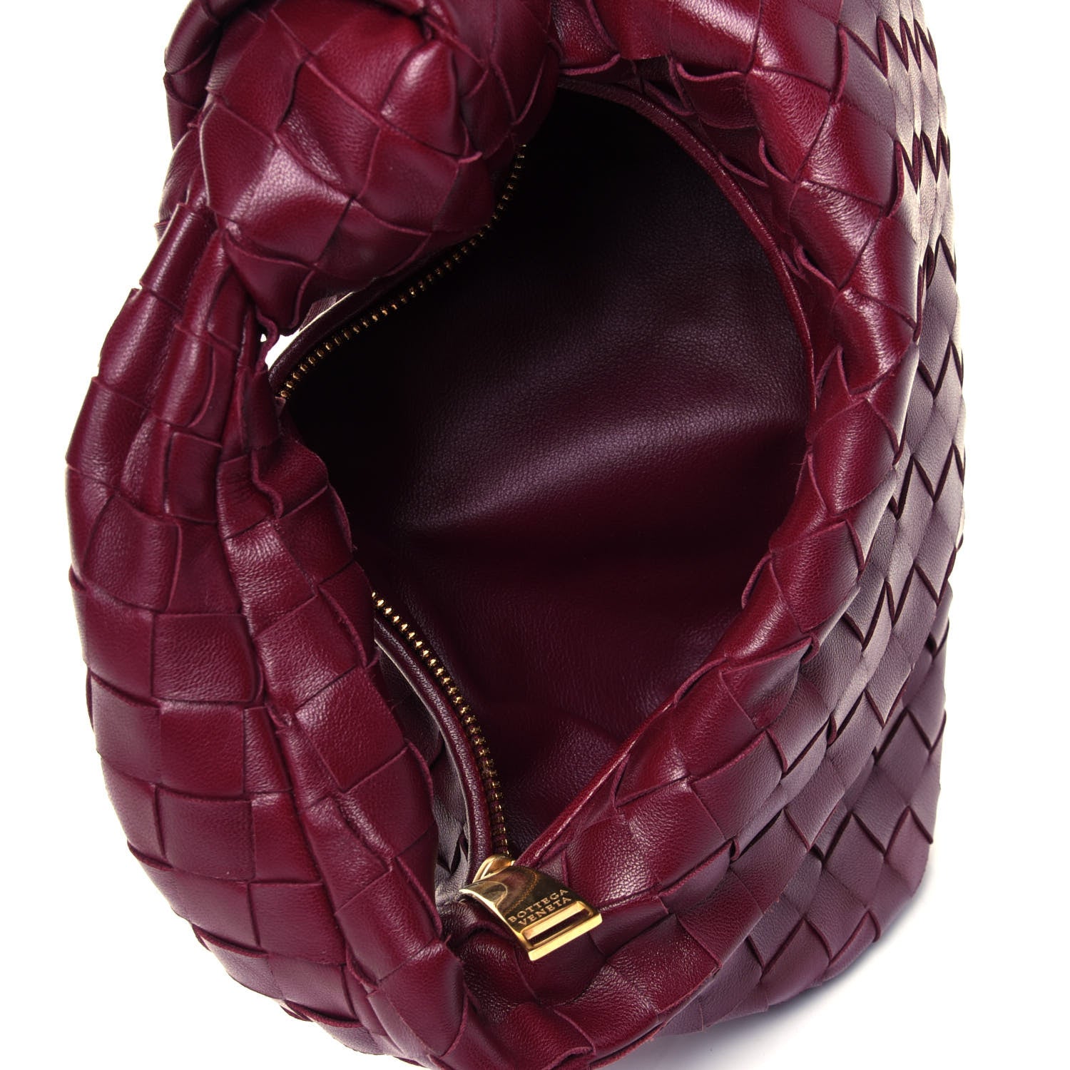 Bottega Veneta Nappa Intrecciato Mini Jodie Burgundy 4 of 4