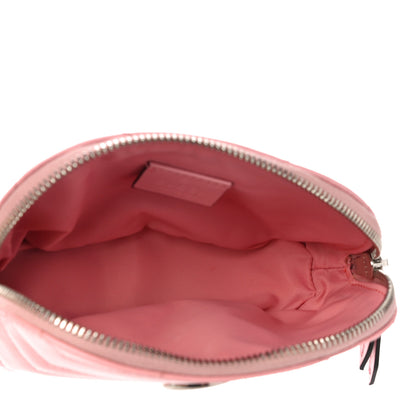 Gucci Calfskin Matelasse GG Marmont Pouch Cosmetic Case Wild Rose 5 of 10