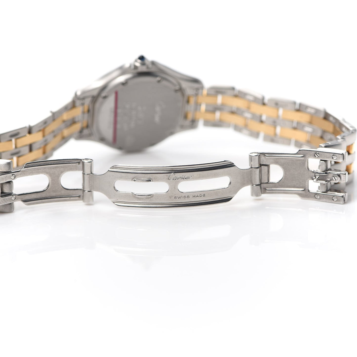 Stainless Steel 18K Yellow Gold 26mm Cougar Quartz Watch