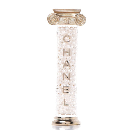 Chanel Pearl Ancient Greek Column Brooch Gold 1 of 5