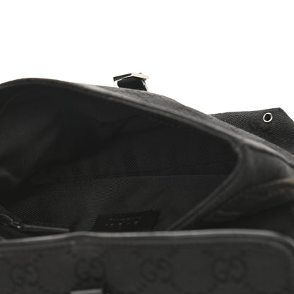 Gucci GG Monogram Web Flight Belt Bag Black 5 of 11