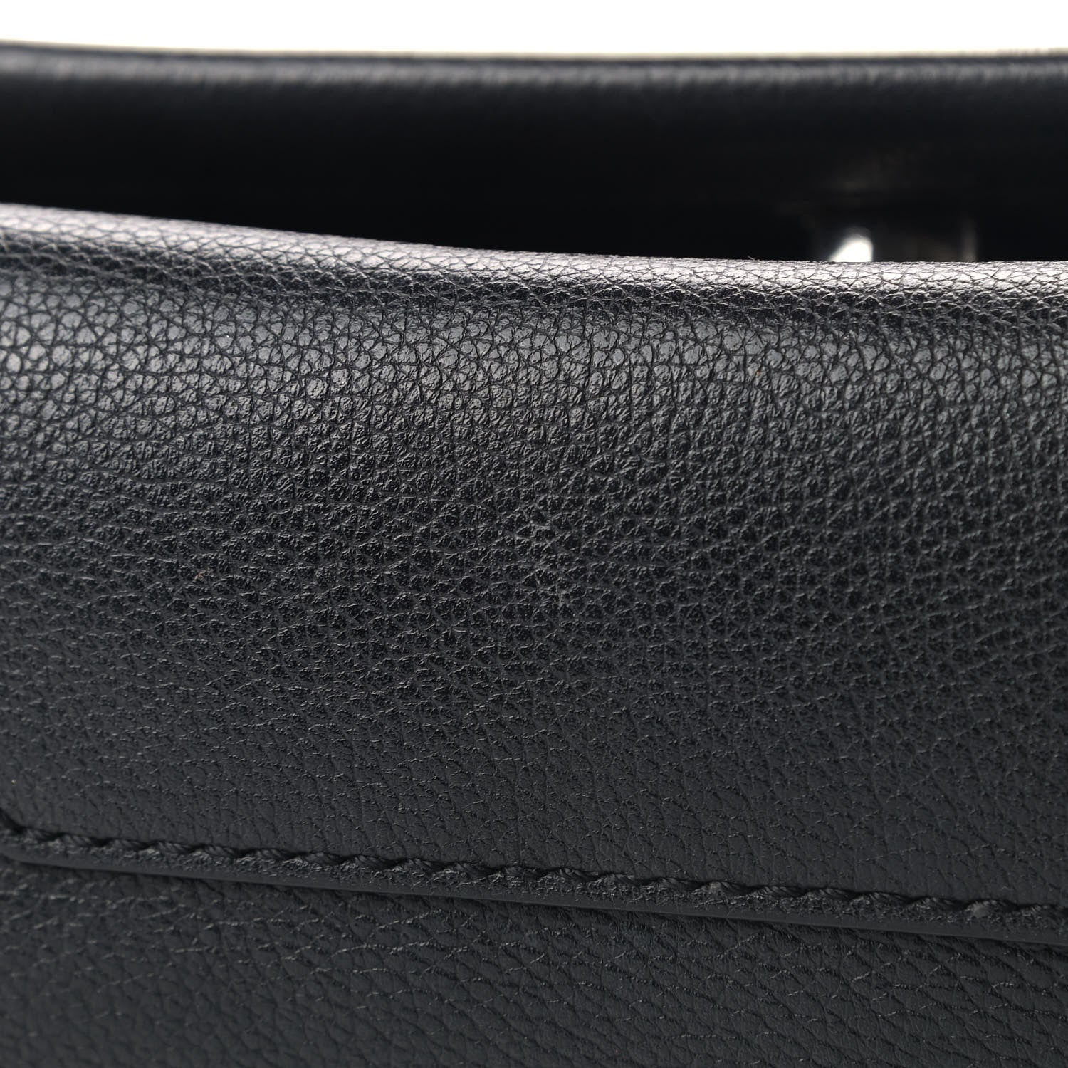 Louis Vuitton Calfskin Lockme II Chain Bag BB Black 6 of 7