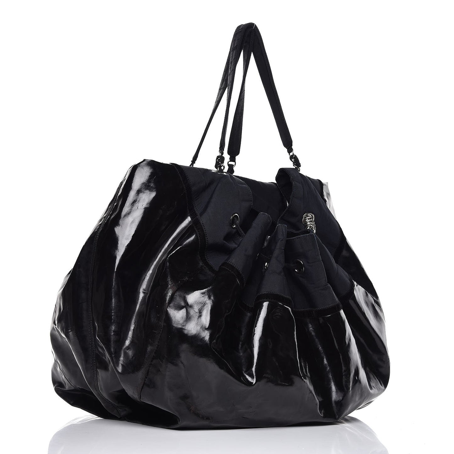 Vinyl Large Stretch Spirit Cabas Black
