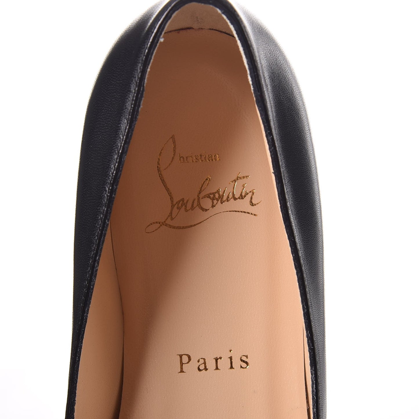 Shiny Nappa Catch Mex Flats 36.5 Black